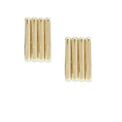 The Gala Women's Gold Starlight Charm Huggie  Earrings