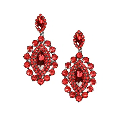 The Gala Women's Harper Red Crystal Earring