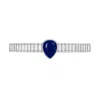 The Gala Women's Silver / Blue Sapphire Drop Bracelet In Multi