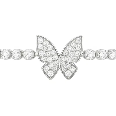 The Gala Women's Silver Celestia Butterfly Bracelet