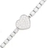 The Gala Women's Silver Crystal Heart Bracelet In Silver