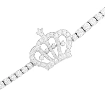 The Gala Women's Silver Majesty Crown Bracelet
