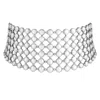 The Gala Women's Silver Mirage Metal Choker In Silver