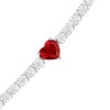 The Gala Women's Silver Scarlet Heart Bracelet In Silver
