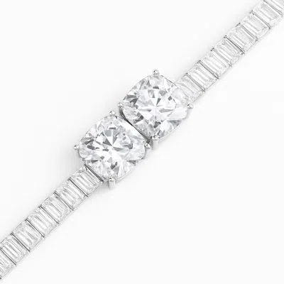 The Gala Women's Silver Twin Spark Bracelet