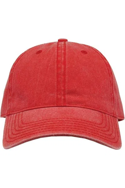 The Game Pigment-dyed Cap In Red