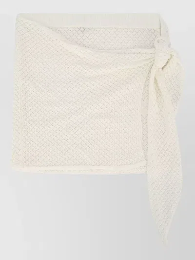 The Garment Tanzania Wrap Skirt Knotted Waist Detail In Neutral