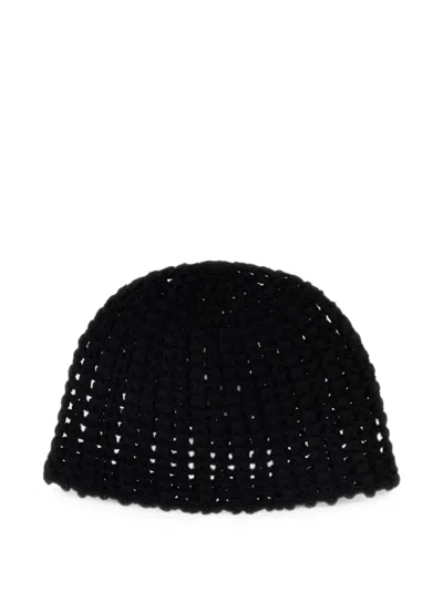 The Garment Andalusia Crochet Beanie Hat In Black