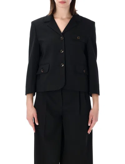 The Garment Andora Short Jacket In Black