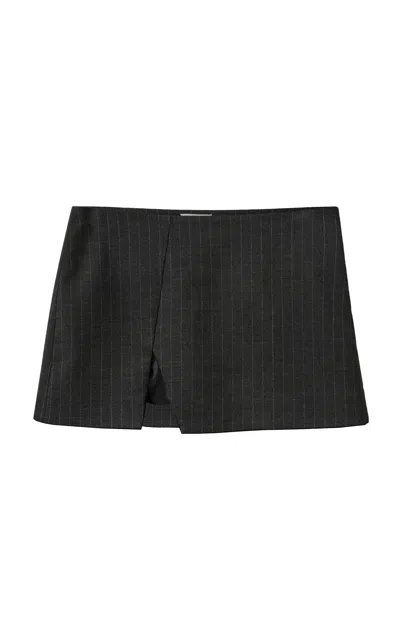 The Garment Andora Slit Mini Skirt In Grey