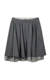 The Garment Andrea Midi Skirt In Grey