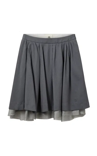 The Garment Andrea Midi Skirt In Grey