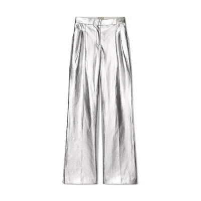 The Garment Andy Pants In Silver