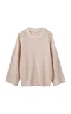 The Garment April Cotton Slub Yarn Sweater In Multi