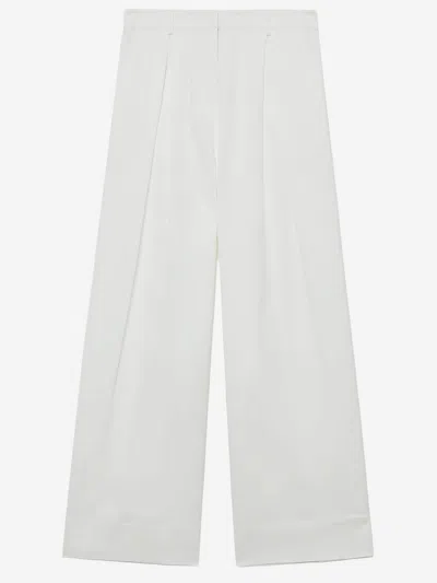 The Garment Avelino Stretch Cotton Trousers In White