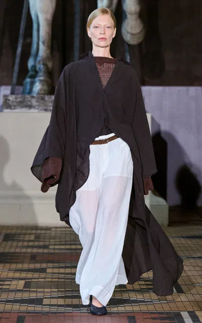 The Garment Bali Cotton-blend Shirt Dress In Brown