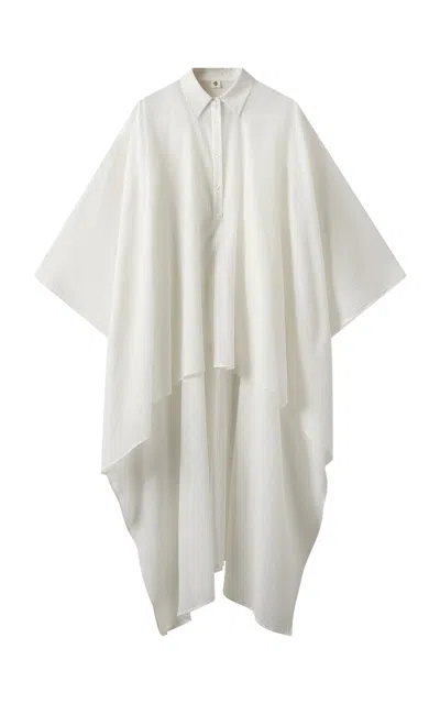 The Garment Bali Cotton-blend Shirt Dress In Off-white