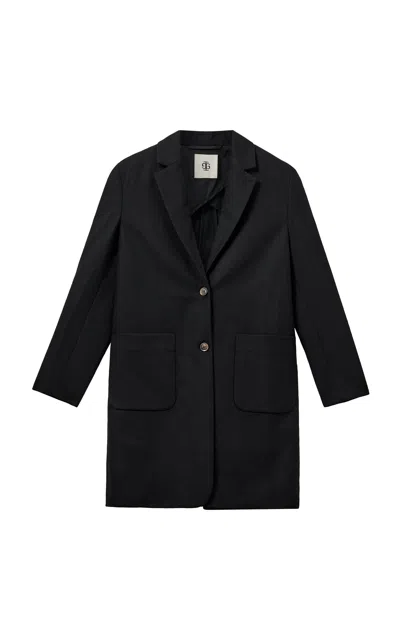 The Garment Balli Bow Wool Coat In Black