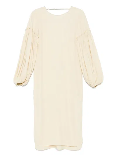 The Garment Balloon Sleeves Maxi Dress In Neutrals