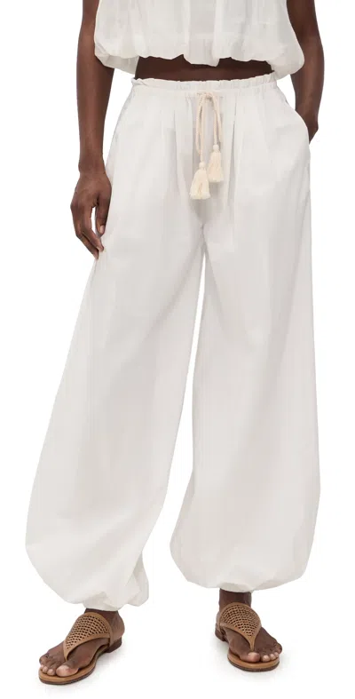 The Garment Bazaar Pants White In Neutral