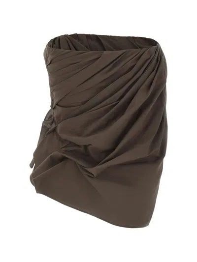 The Garment Bazaar Top In Brown