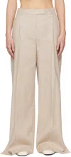 THE GARMENT BEIGE LINO TROUSERS