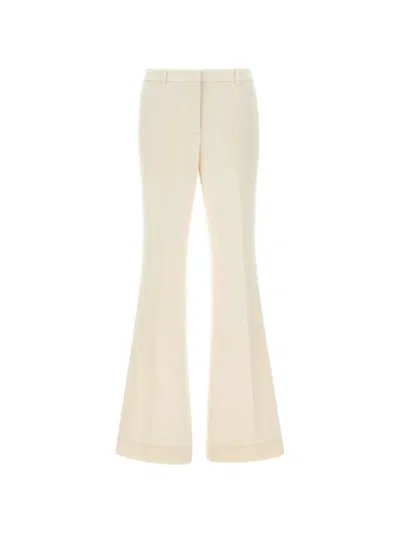 The Garment Belt-loop Flared-leg Trousers In Neutral