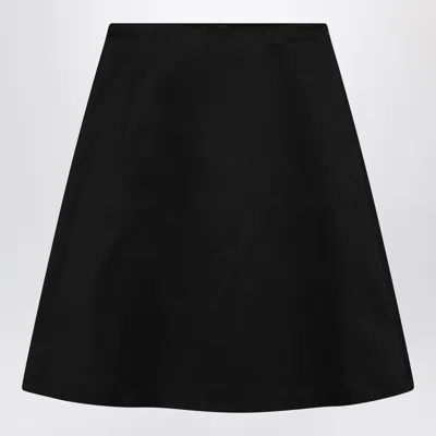 The Garment Cotton-blend Kelly Skirt In Black