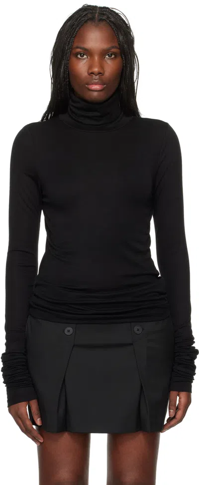 The Garment Black Bree Long Turtleneck In 050 Black