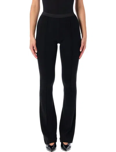 THE GARMENT THE GARMENT BLACK CHLOE N ULTRA LONG SLIM TROUSERS