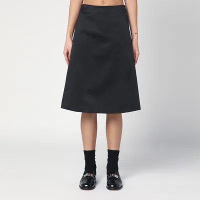 THE GARMENT THE GARMENT BLACK COTTON-BLEND KELLY SKIRT