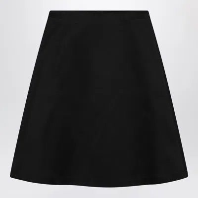 The Garment Black Cotton-blend Kelly Skirt