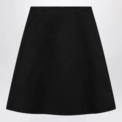 The Garment Cotton-blend Kelly Skirt In Black