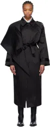 The Garment Black Kelly Trench Coat In Black 050
