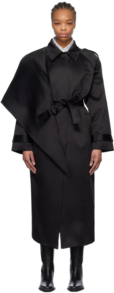 The Garment Black Kelly Trench Coat In Black 050