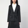 The Garment Single Breasted Buttoned Jacket In Black