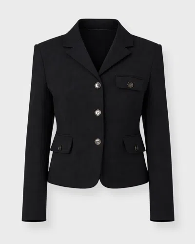 The Garment Blazer Pisano Fitted In Black