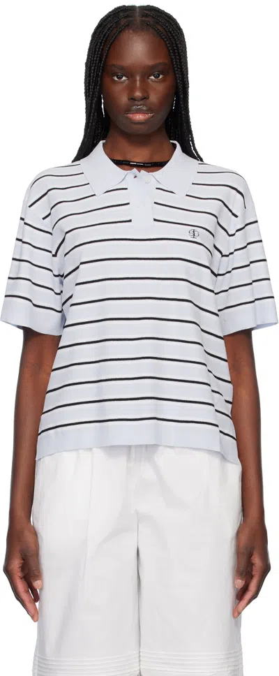 THE GARMENT BLUE MADISON TENNIS POLO