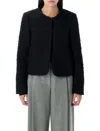 The Garment Recycled Wool Blend Black Vienna Jacket In Black