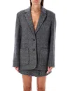 The Garment Brad Ribbon Blazer In Black