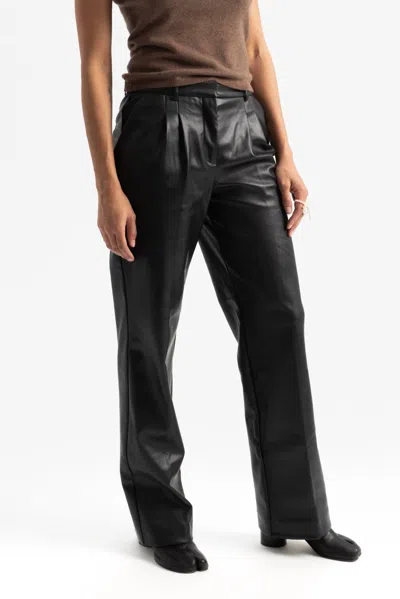 The Garment Brooklyn Pleat Pants In Black