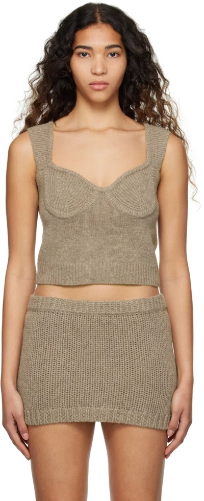 The Garment Brown Canada Tank Top In Hazelnut 515