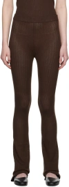 The Garment Marmont Stretch Viscose Pants In Espresso 514