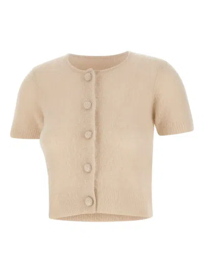 THE GARMENT BUTTONED SHORT-SLEEVE ROMA MINI KNITWEAR