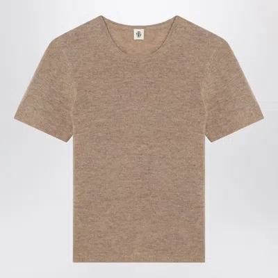 THE GARMENT THE GARMENT  CAMEL COLOUR COMO SWEATER IN WOOL