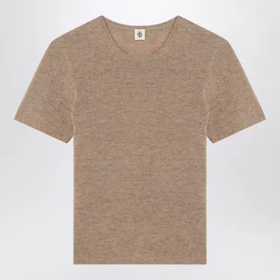THE GARMENT THE GARMENT CAMEL COLOUR COMO SWEATER IN WOOL