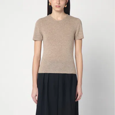 The Garment Camel Colour Como Sweater In Wool In Brown