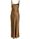 The Garment Tan Catania String Maxi Dress In Brown