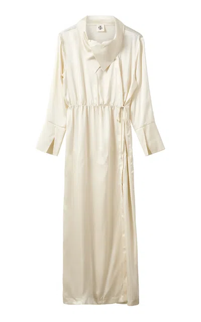 The Garment Catania Silk Dress In White