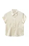 The Garment Catania Silk Shirt In White